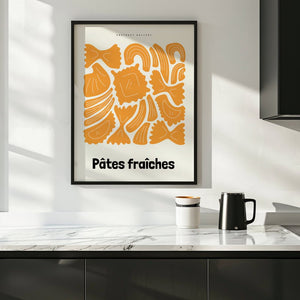 Pâtes Fraîches Pasta Plakat - 21 x 29.7 cm - Nellastore
