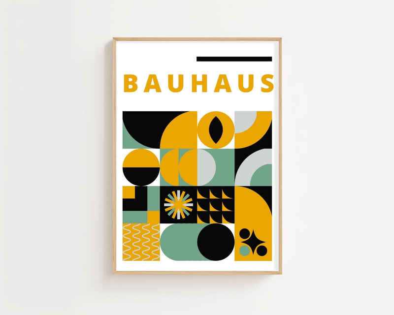 Pattern Field Bauhaus Plakat - 21 x 29.7 cm - Nellastore