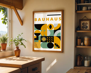 Pattern Field Bauhaus Plakat - 21 x 29.7 cm - Nellastore
