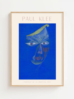 Paul Klee - Bildnis eines Asiaten Plakat - 21 x 29.7 cm - Nellastore