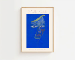 Paul Klee - Bildnis eines Asiaten Plakat - 21 x 29.7 cm - Nellastore