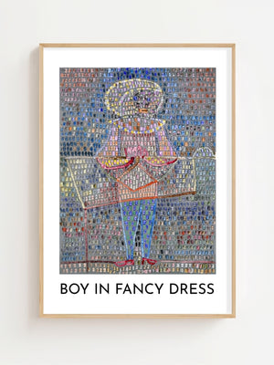 Paul Klee - Boy in Fancy Dress Plakat - 21 x 29.7 cm - Nellastore