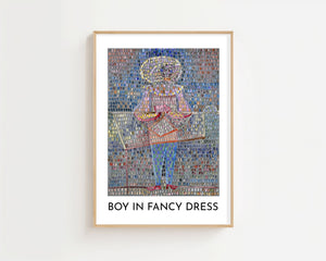 Paul Klee - Boy in Fancy Dress Plakat - 21 x 29.7 cm - Nellastore