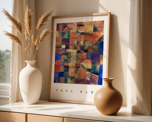 Paul Klee - City With The Three Domes Plakat - 21 x 29.7 cm (A4) - Nellastore