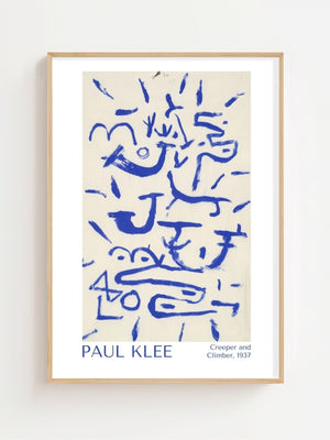 Paul Klee - Creeper and Climber Plakat - 21 x 29.7 cm - Nellastore