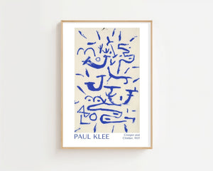 Paul Klee - Creeper and Climber Plakat - 21 x 29.7 cm - Nellastore