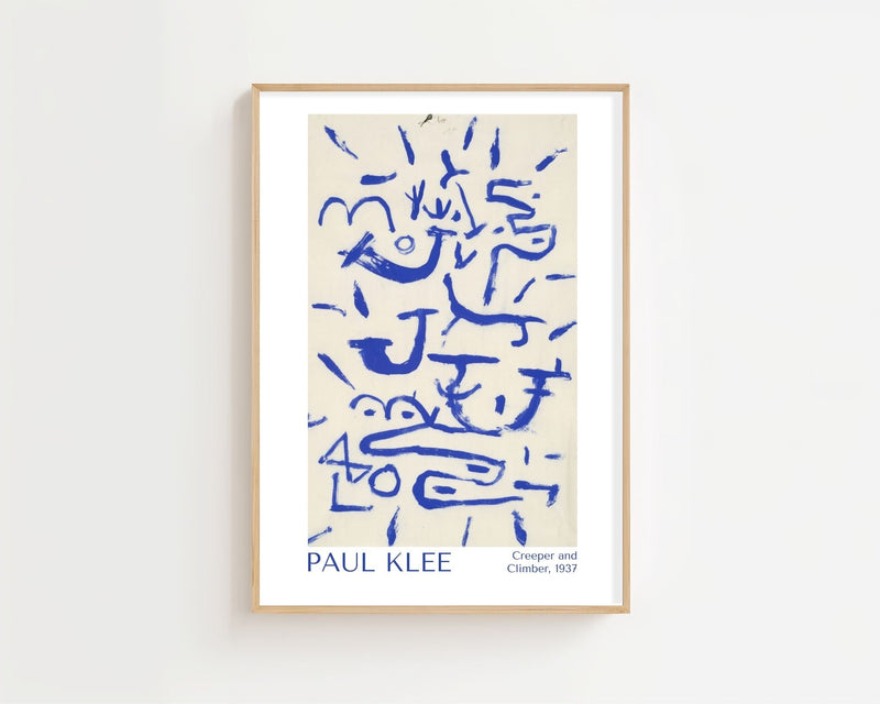 Paul Klee - Creeper and Climber Plakat - 21 x 29.7 cm - Nellastore