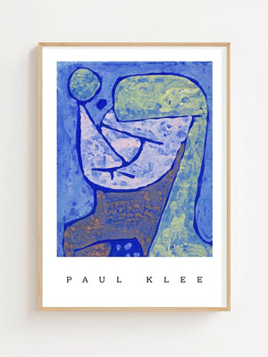 Paul Klee - Gezeichnetes Mädchen Plakat - 21 x 29.7 cm (A4) - Nellastore