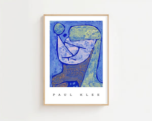 Paul Klee - Gezeichnetes Mädchen Plakat - 21 x 29.7 cm (A4) - Nellastore