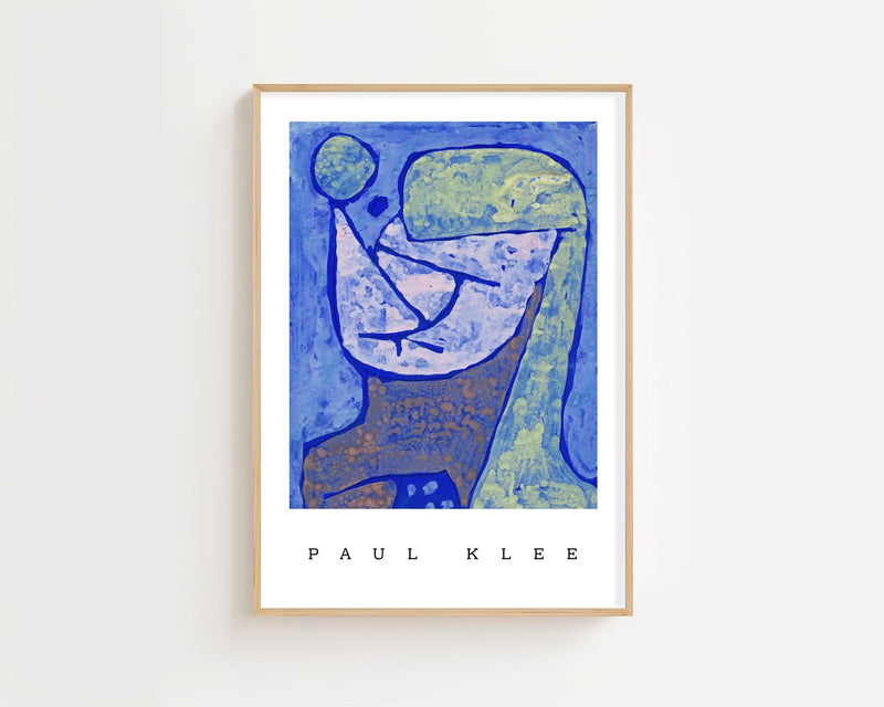 Paul Klee - Gezeichnetes Mädchen Plakat - 21 x 29.7 cm (A4) - Nellastore