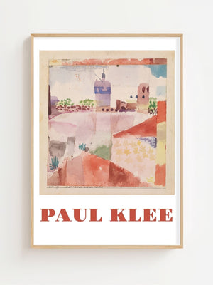Paul Klee - Hammamet with Its Mosque Plakat - 21 x 29.7 cm - Nellastore