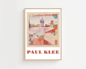 Paul Klee - Hammamet with Its Mosque Plakat - 21 x 29.7 cm - Nellastore
