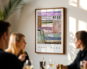 Paul Klee - Landscape With Poplars Plakat - 21 x 29.7 cm (A4) - Nellastore