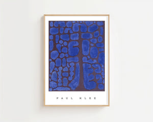 Paul Klee - Late Evening Looking Out for the Woods Plakat - 21 x 29.7 cm - Nellastore