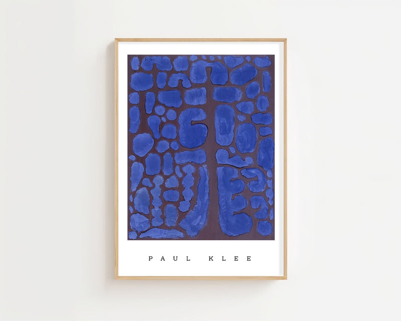 Paul Klee - Late Evening Looking Out for the Woods Plakat - 21 x 29.7 cm - Nellastore