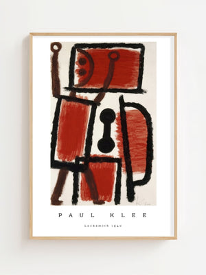 Paul Klee - Locksmith Plakat - 21 x 29.7 cm - Nellastore