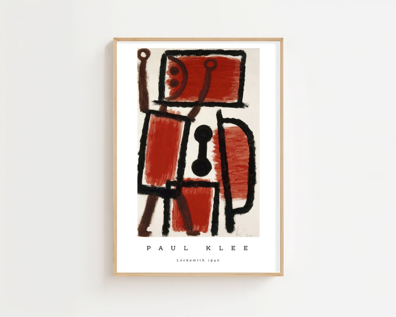 Paul Klee - Locksmith Plakat - 21 x 29.7 cm - Nellastore