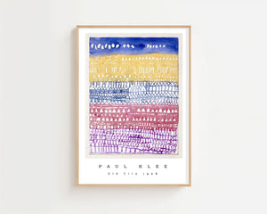 Paul Klee - Old City Plakat - 21 x 29.7 cm - Nellastore