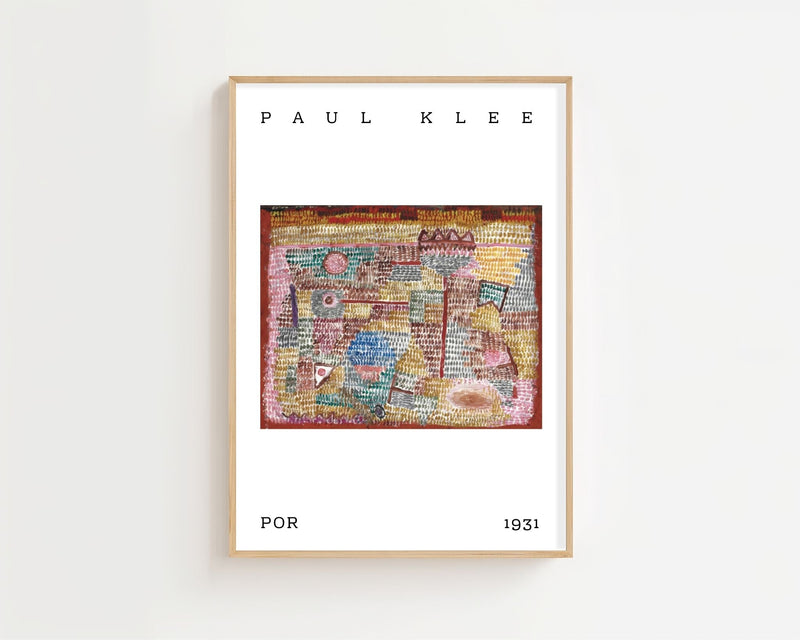 Paul Klee - POR Plakat - Premium Matte Paper Poster - Nellastore
