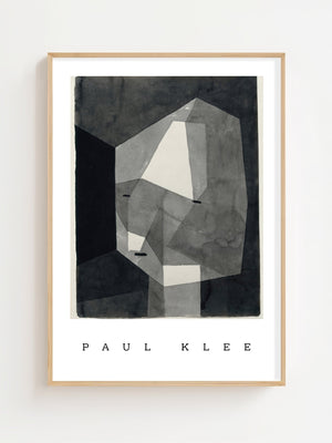 Paul Klee - Rough - Cut Head Plakat - 21 x 29.7 cm (A4) - Nellastore