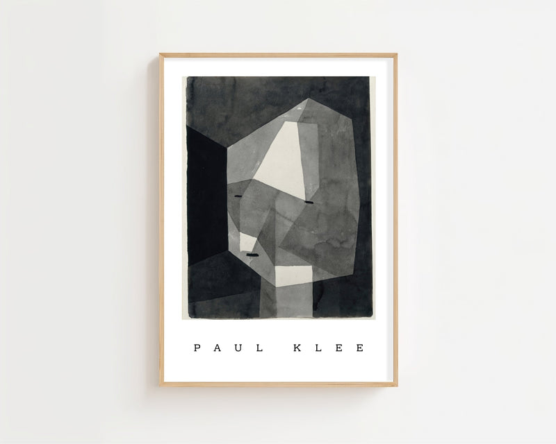 Paul Klee - Rough - Cut Head Plakat - 21 x 29.7 cm (A4) - Nellastore