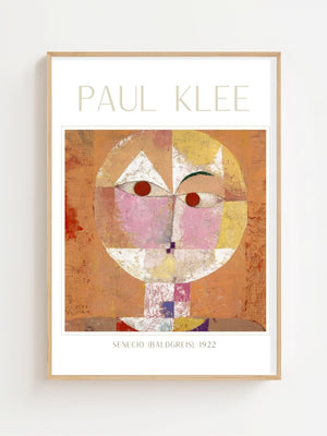 Paul Klee - Senecio Plakat - 21 x 29.7 cm - Nellastore