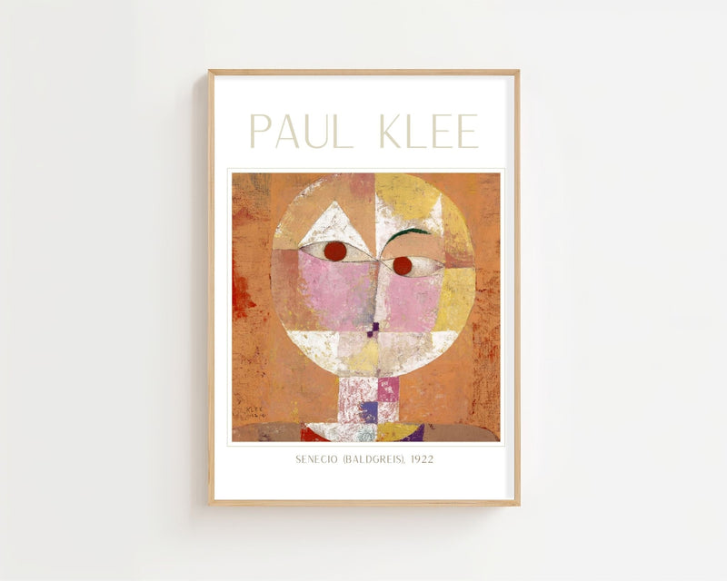 Paul Klee - Senecio Plakat - 21 x 29.7 cm - Nellastore