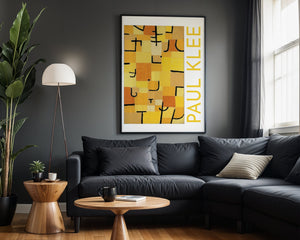 Paul Klee - Signs in Yellow Plakat - 21 x 29.7 cm - Nellastore