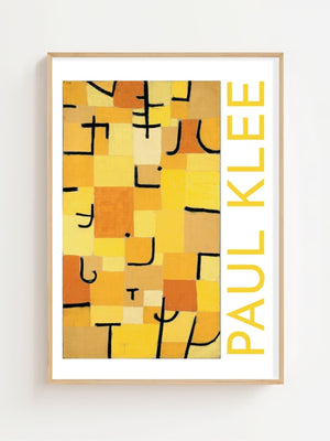 Paul Klee - Signs in Yellow Plakat - 21 x 29.7 cm - Nellastore