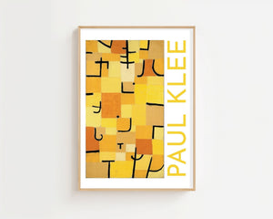 Paul Klee - Signs in Yellow Plakat - 21 x 29.7 cm - Nellastore
