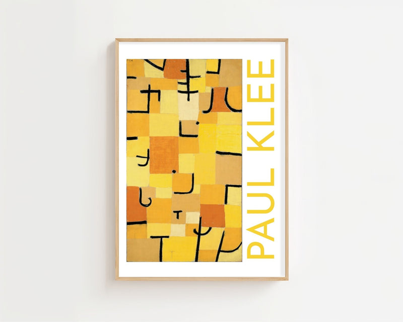 Paul Klee - Signs in Yellow Plakat - 21 x 29.7 cm - Nellastore