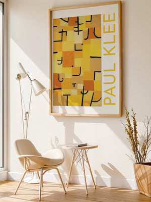 Paul Klee - Signs in Yellow Plakat - 21 x 29.7 cm - Nellastore