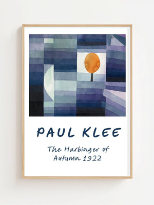 Paul Klee - The Harbinger Of Autumn Plakat - 21 x 29.7 cm (A4) - Nellastore