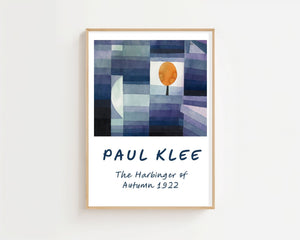 Paul Klee - The Harbinger Of Autumn Plakat - 21 x 29.7 cm (A4) - Nellastore