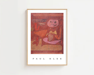 Paul Klee - The Man Of Confusion Plakat - 21 x 29.7 cm (A4) - Nellastore