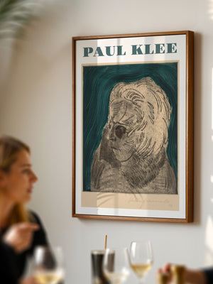 Paul Klee - Tired Woman Plakat - 21 x 29.7 cm - Nellastore
