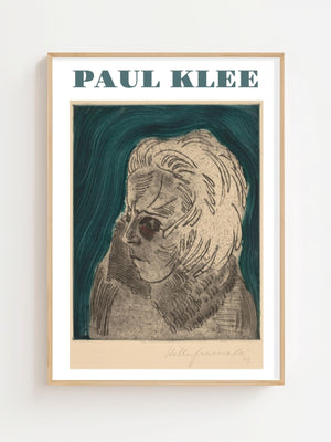 Paul Klee - Tired Woman Plakat - 21 x 29.7 cm - Nellastore