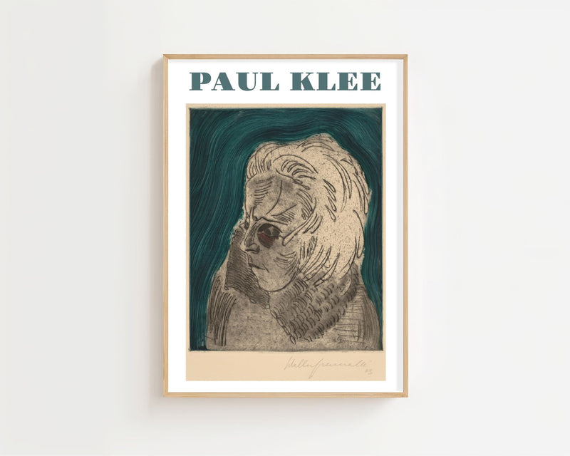 Paul Klee - Tired Woman Plakat - 21 x 29.7 cm - Nellastore
