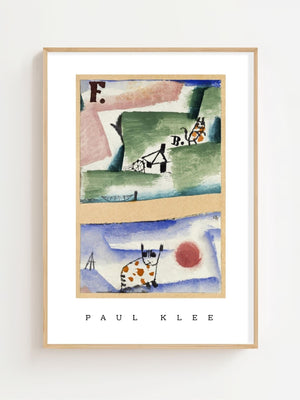 Paul Klee - Tomcat's Turf Plakat - 21 x 29.7 cm - Nellastore