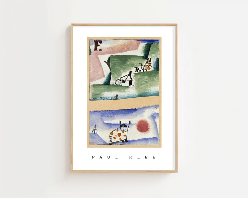 Paul Klee - Tomcat's Turf Plakat - 21 x 29.7 cm - Nellastore