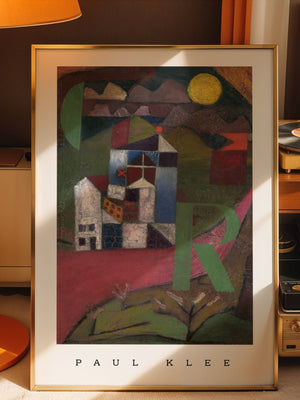 Paul Klee - Villa Plakat - 21 x 29.7 cm - Nellastore