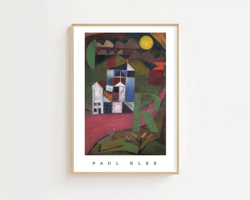 Paul Klee - Villa Plakat - 21 x 29.7 cm - Nellastore