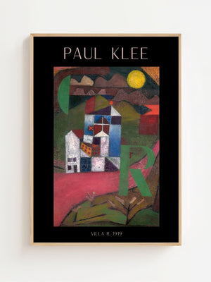 Paul Klee - Villa R Plakat - 21 x 29.7 cm - Nellastore