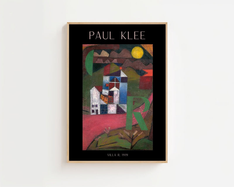 Paul Klee - Villa R Plakat - 21 x 29.7 cm - Nellastore