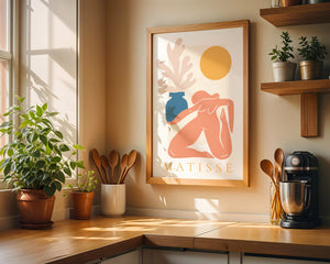 Peach Figure with Vase Matisse Plakat - 21 x 29.7 cm - Nellastore