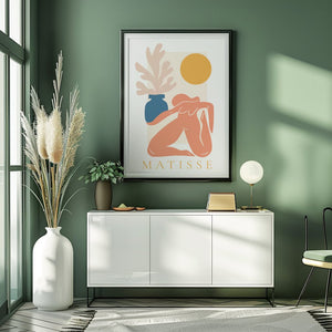 Peach Figure with Vase Matisse Plakat - 21 x 29.7 cm - Nellastore