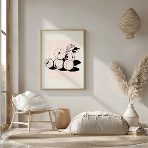 Peach Harvest Plakat - 21 x 29.7 cm - Nellastore
