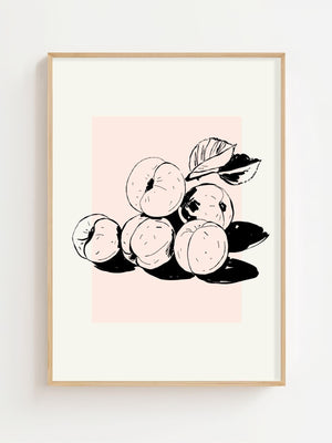 Peach Harvest Plakat - 21 x 29.7 cm - Nellastore