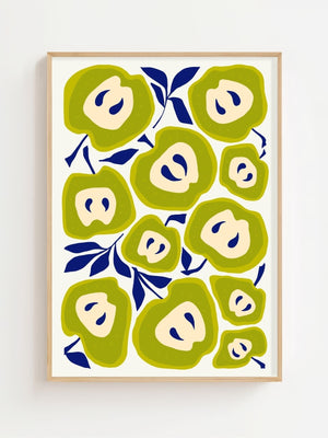 Pear Blossom Kitchen Plakat - 21 x 29.7 cm - Nellastore