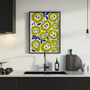 Pear Blossom Kitchen Plakat - 21 x 29.7 cm - Nellastore